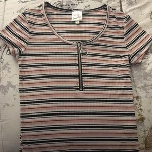 Belle Du Jour Striped Shirt